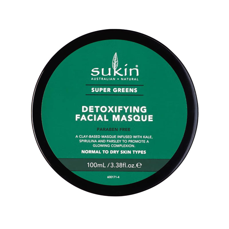 Sukin Super Greens Detoxifying Facial Masque 100ml (1049112)